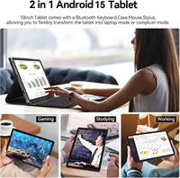 2026 New Tablet 10 Inch Android 15Tablets with Keyboard 12GB RAM 512GB ROM 7000mAh Battery 5G Wifi Bluetooth HD IPS Display - Image 5