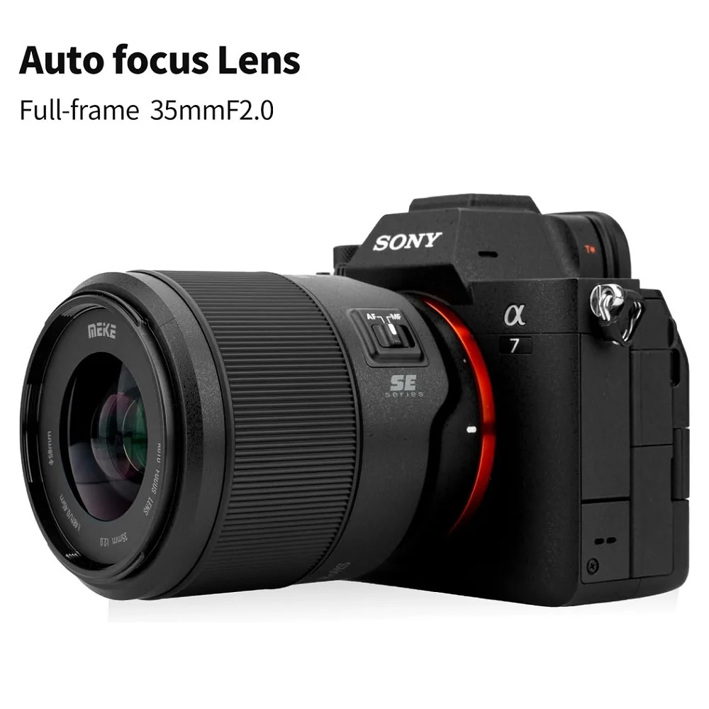  E-마운트 A9 A9II A7III A7II A7RII A7 A7R3 A7R4 A7IV A7C A7CII A7SII용 메이크 35mm F2.0 풀프레임 자동 초점 STM 프라임 렌즈