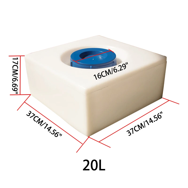 RV Water Tank Leak Proof Food Grade Fresh Water Container for Trailers Campers Boats Yacht PE Storage Bucket
