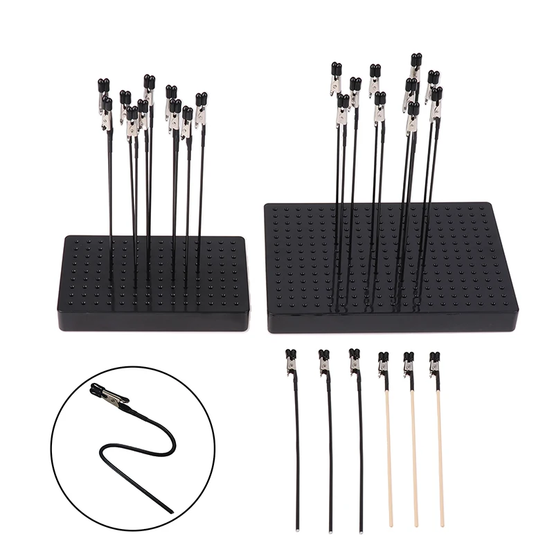 Flexible Modeling Tools For Airbrush Model Crafting Model Painting Stand Base Holder Magnetic Alligator Clips Sticks 1 Set model tools