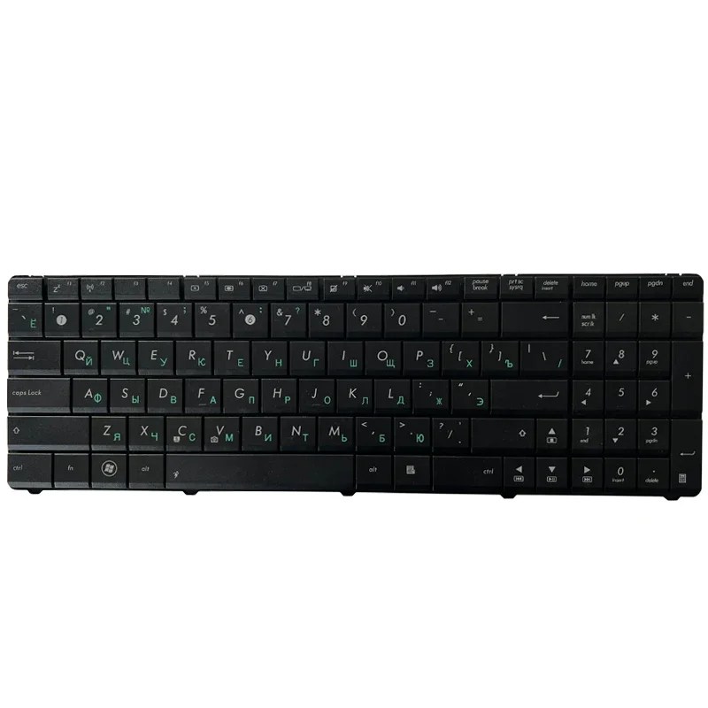 Teclado do Portátil ru para Asus N53 X53 X54h K53 A53 N60 N61 N71 N73s N73j P52 P52f P53s X53s A52j X55v X54hr X54hy N53t Russo - Imagem 5