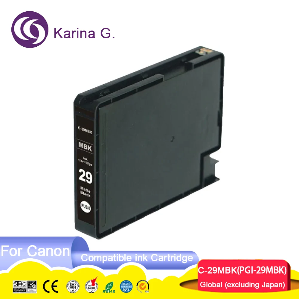 PGI-29 PGI29 PGI 29 C-29 Premium Color Compatible InkJet Ink Cartridge for Pixm
