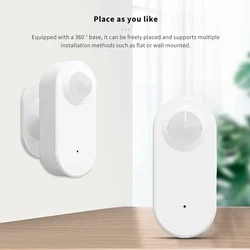 1PCS PC For Tuya 2.4GHZ WIFI PIR Motion Sensor Intelligent Home High Sensitivity Ultra-long Standby Time White 42x31x70mm