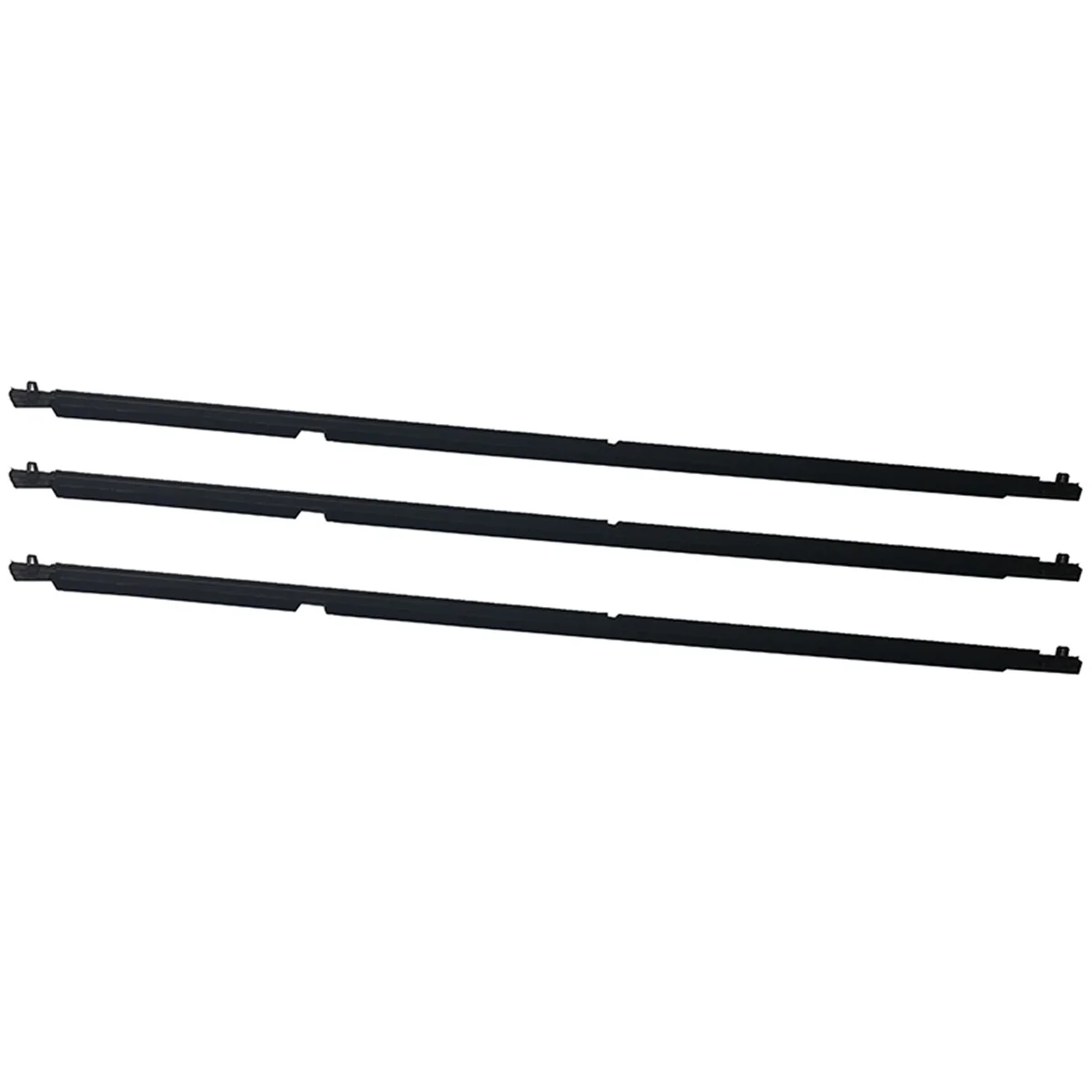 4PCS Car Outer Windows Rubber Weatherstrip Waterproof Pressure Strip Sealing Belt Moulding Trim For Mazda 6 Sedan 2004-2012