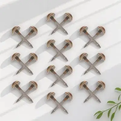 20Pcs 구리 가구 장 못 소파 수리 테이블 침대 목공 장식 고정용 튼튼한 반구형 헤드 디자인