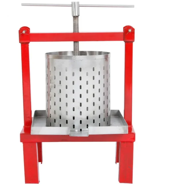 Red Color Stainless Steel Honey and Wax Presser Press Machine For Honey Pressing