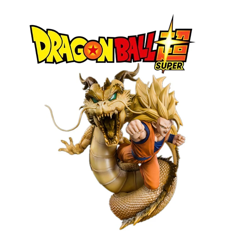 

20cm Dragon Ball Z Figure Dragon Fist Explosion Goku Shenron Dragon Boxing Goku Super Saiyan 3 Goku Action Figure Pvc Toys Gifts