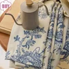 1PC American Curtains for Living Dining Room Bedroom Simple European Balcony Chenille Sheer Curtains Window White Tulle Custom 5