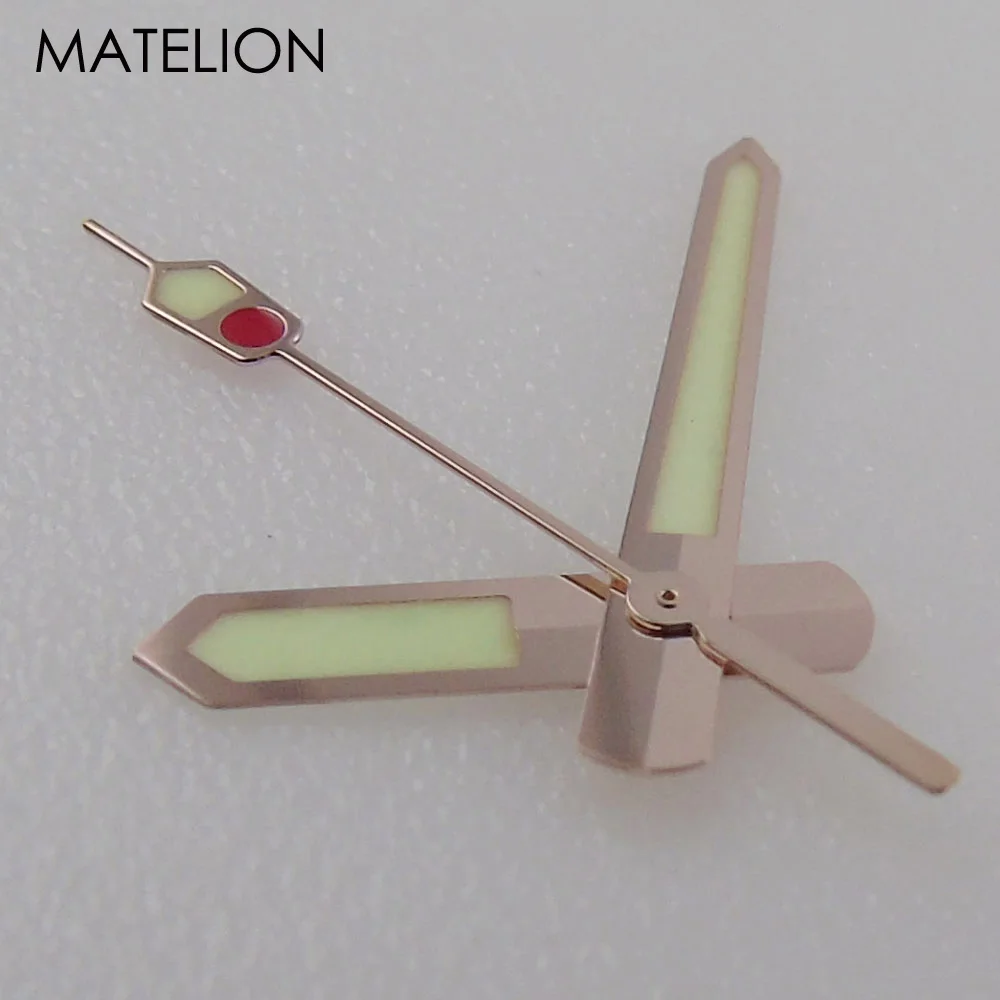 Polished Silver Rose Gold Super Lume Watch Hands Accessories