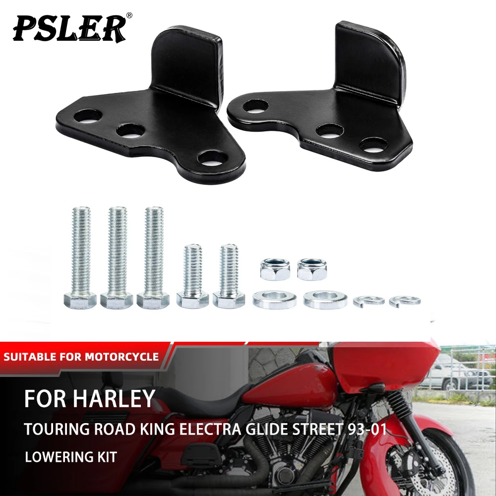 

Motorcycle Accessory 1"-2" Lowering Kit for Harley Touring Road King Electra Glide Street Glide Road Glide Custom 1993-2001