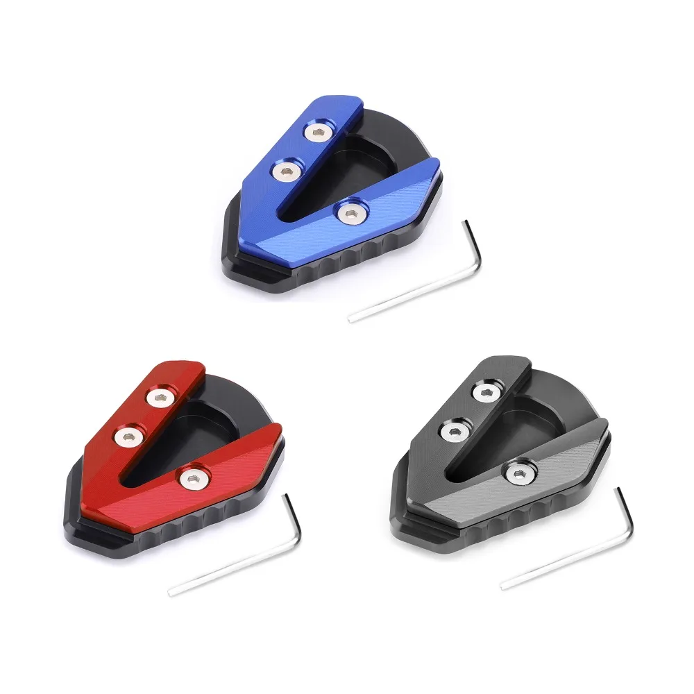 

Areyourshop For YAMAHA YZF R6 YZF-R6 2017-2019 2018 CNC Kickstand Side Stand Plate Extension Enlarger Pad Motorcycle Covers
