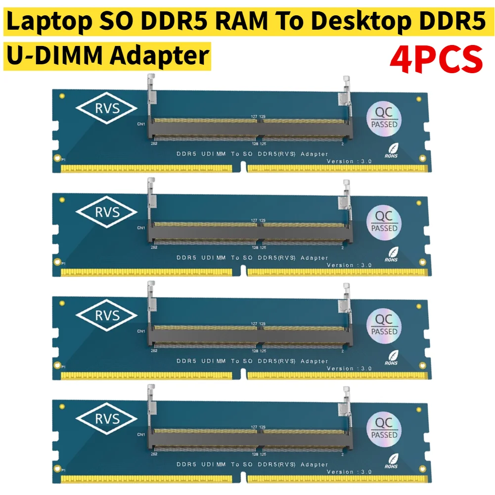Universal DDR5 SO-DIMM to U-DIMM Memory Adapter