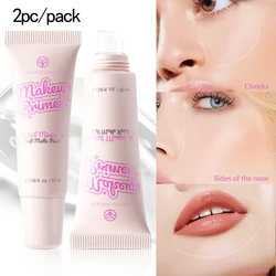 Light Mist Water - Resistant Brightening Matte Concealer Setting Powder with Puff (8145 - 2pcs)