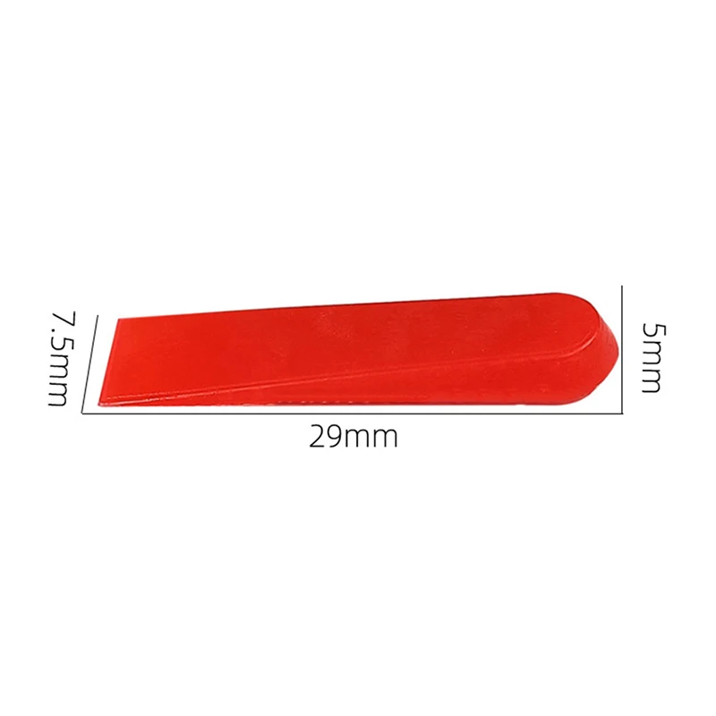 Red Wedges Ceramic Tile Leveling Gasket System Tiling Floor Wall Carrelage Tools Spacers Locator Leveler Level 100pcs
