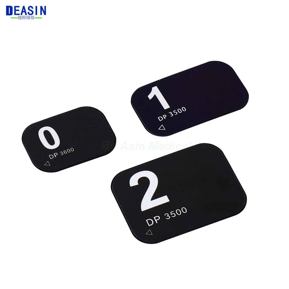DEASIN 1 Stk. Dental Phosphor-Bildplatte IP-Platte Röntgen-Scanner Medizinischer Radiographie-Digitalsensor RX Match Plate 0 # 1 # 2 # 3 # – Detail 10