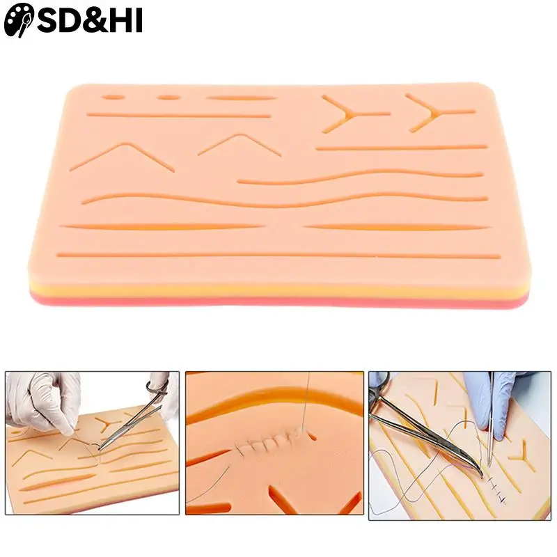 

Medical Skin Suture Surgical Training Kit Pad Suture Training Kit Suture Pad Trauma Accessories For Practice And Training Use