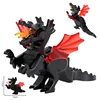 MOC Creative Medieval Dragon Knights Model action Figures Building Blocks Bricks Collection Brinquedos Toys For Children gifts 2