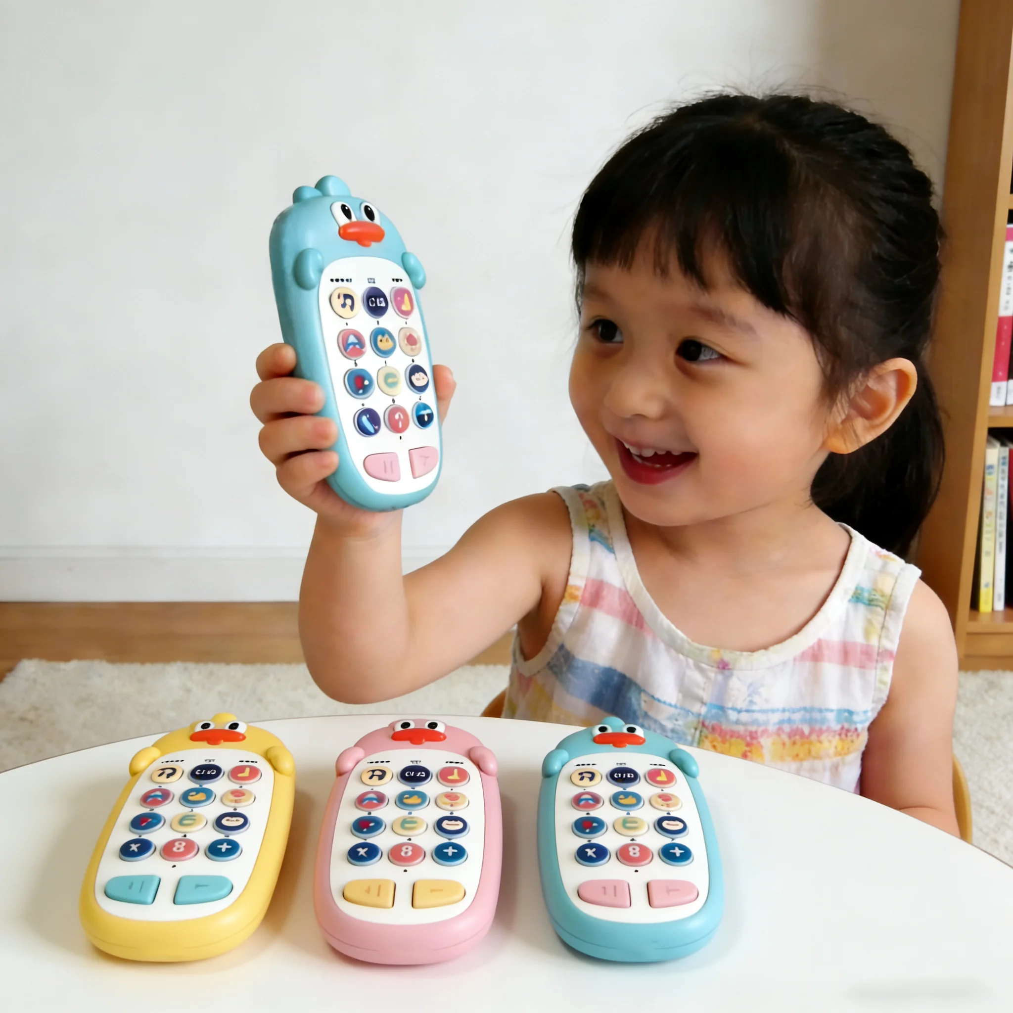  전화 장난감 음악 소리 전화기 수면 장난감 시뮬레이션 전화 다기능 어린이 조기 교육 장난감 어린이 선물