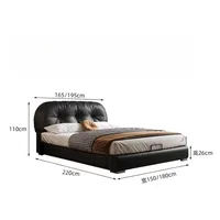 Armoires cadre lit rangement Unique esthétique salon chambre lit dormir moderne King Camas matrimoniales accessoires pour la maison 5
