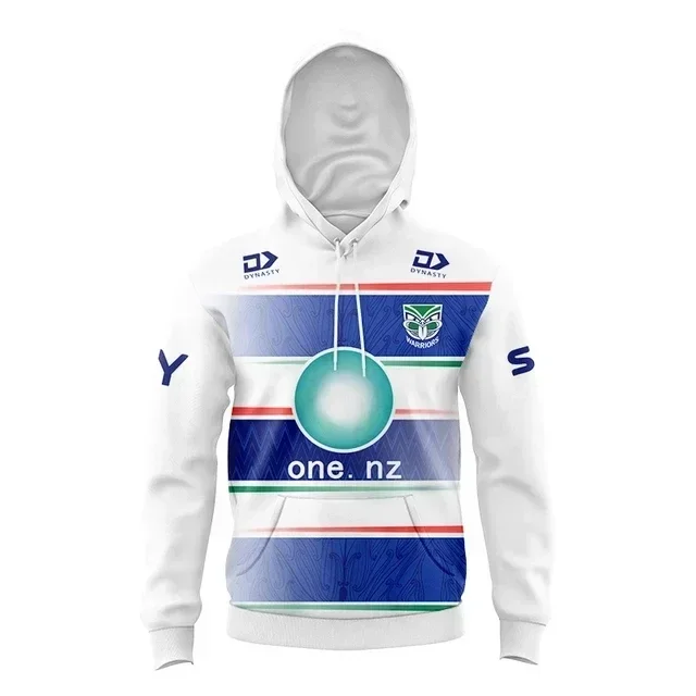 thumbnail image 1 of Sudadera con capucha para niños de New Zealand Warriors 2024 Camiseta de rugby de local/visitante/entrenamiento - Hombre Talla: S-XXL (Nombre y número impresos) Calidad superior, 1 of 5