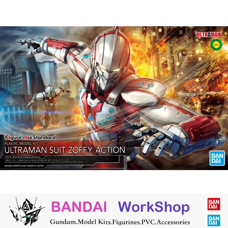 

Bandai Original Figure Rise Standard Ultraman Suit Zoffy Action Assembly Model Kit Action Figure Collectible Gifts