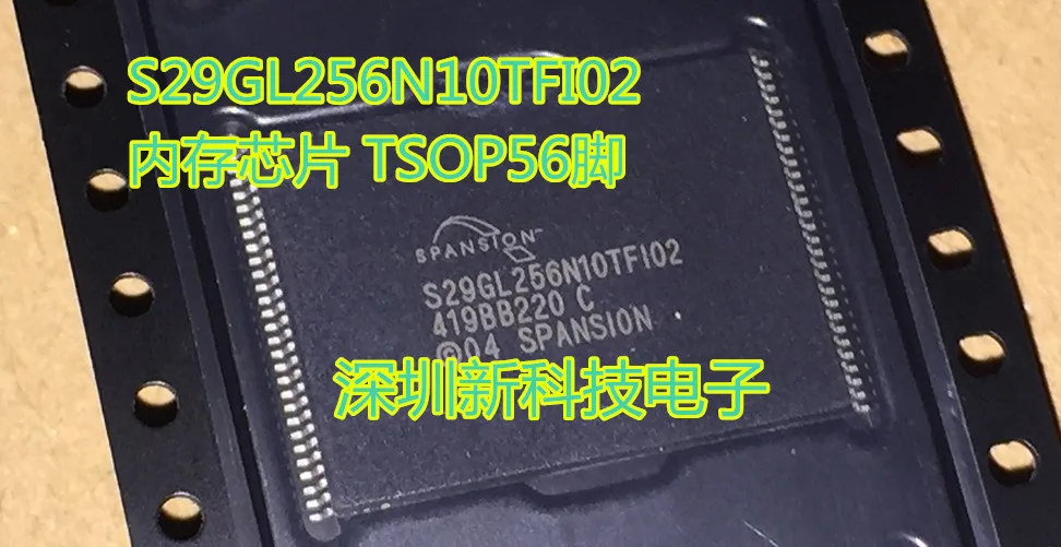 

100% Original New 5pcs/lot S29gl256n10tfi02 S29gl256n10tf102 Tsop56 Ic Chipset Original