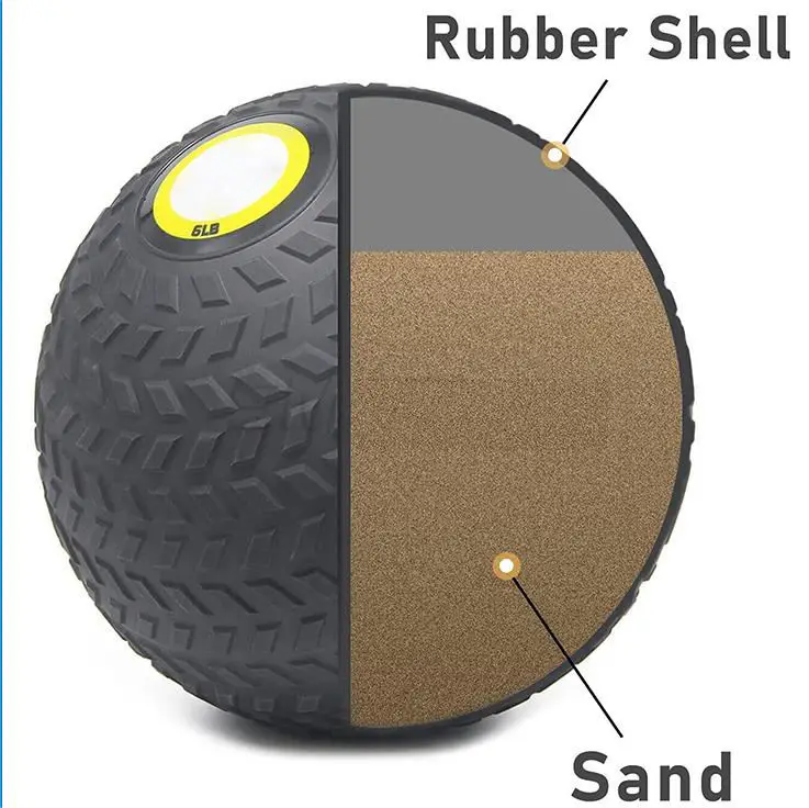 Gym Equipment Slam Soft Weighted Sand Ball 40kg 80kg Fitness Ball