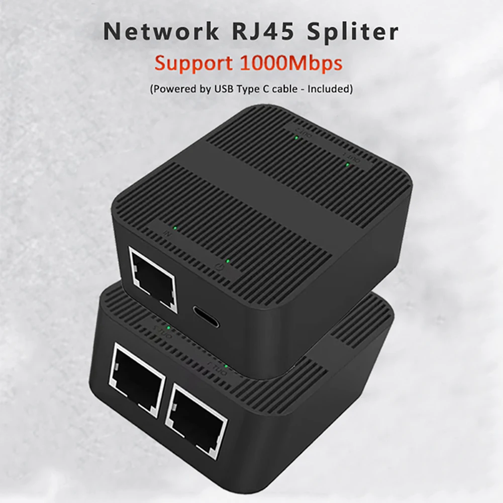 네트워크 케이블 분배기 1000Mbps 기가비트 네트워크 스위치 외부 네트워크 스위처 분배기 데스크탑 TV 박스용 RJ45 기가비트 스위치