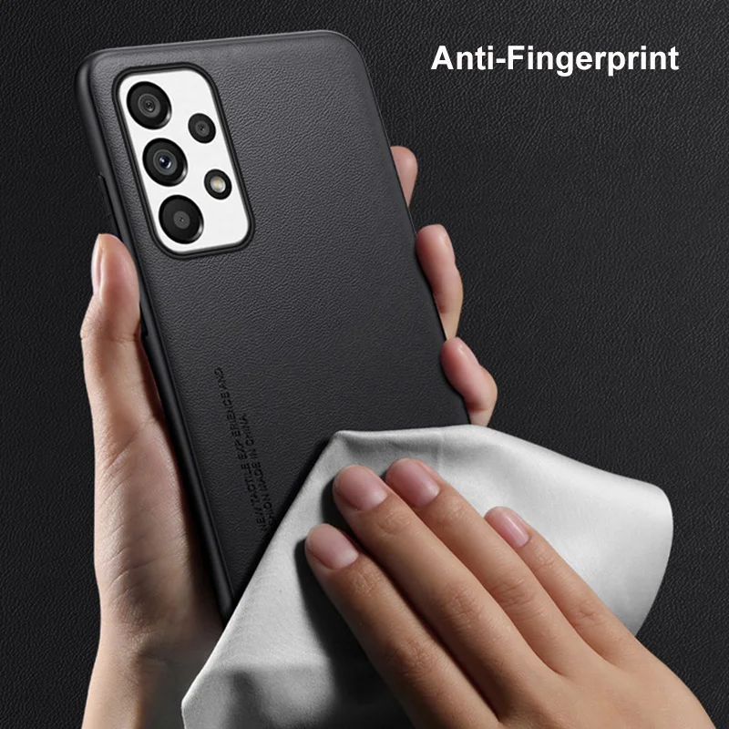 Premium PU Leather Shockproof Phone Case - Full Protection Luxury Back Cover
