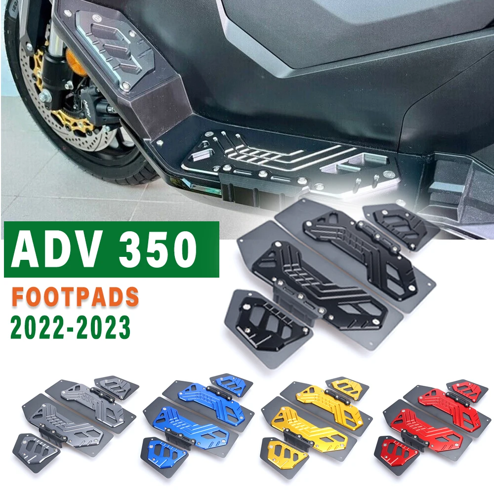 

ADV350 2022 2023 Motorcycle Accessories New Footrest Foot Pegs Pedal Footboard Plate Guard For HONDA ADV 350 ADV-350 adv350