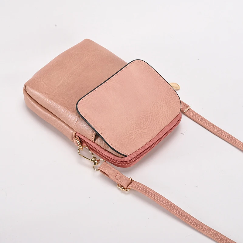 Small Crossbody Bags Cell Phone Purse for Women PU Leather Mini Messenger Shoulder Handbag Bag Drop Shipping