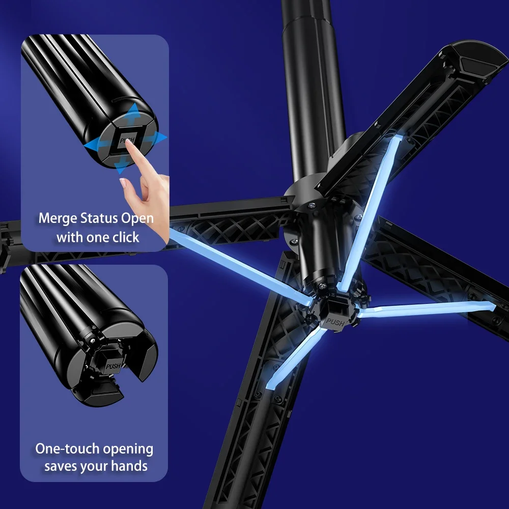 3-in-1 Selfie Stick Tripod Handheld Gimbals with AI Tracking & Fill Light Mobile Phone Holder 1 Axis Stabilizer for Smartphones