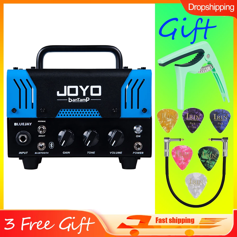 

JOYO Bantamp BlueJay Electric Guitar Amplifier Head Dual Channel Guitar AMP Overdrive Tone Blues Music Mini Amp Head For Guitar