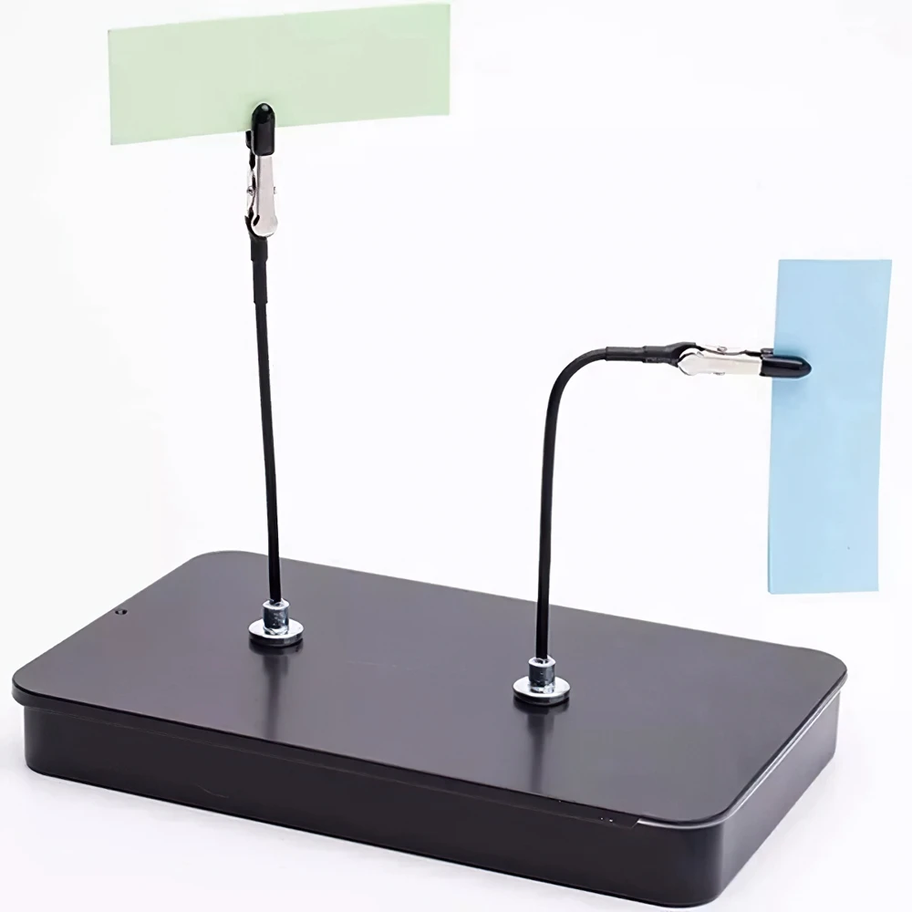 마그네틱 벤딩 가능 악어 클립 모델 페인팅 스탠드 베이스, 카드 사진 메모 모델링 도구용 DIY 거치대, 12 개