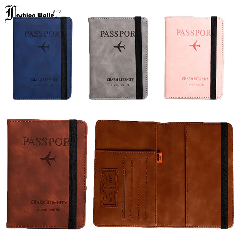 fashion designer leather passport holder for travel documents card case for  men and women hot sale high quality passport cover - AliExpress