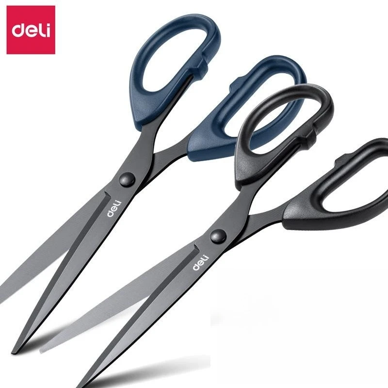 

Deli 6009-S Stainless Steel Scissors Office Supplies Multipurpose Home Tailoring Solid And Durable Alloy