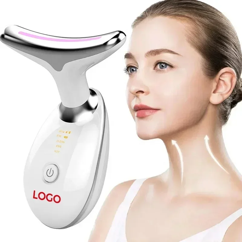 Facial Firming Massage EMS Anti-Wrinkle Facial Firming Massager Removes Neck Wrinkles Color Light Wrinkle  Neckbeauty Device