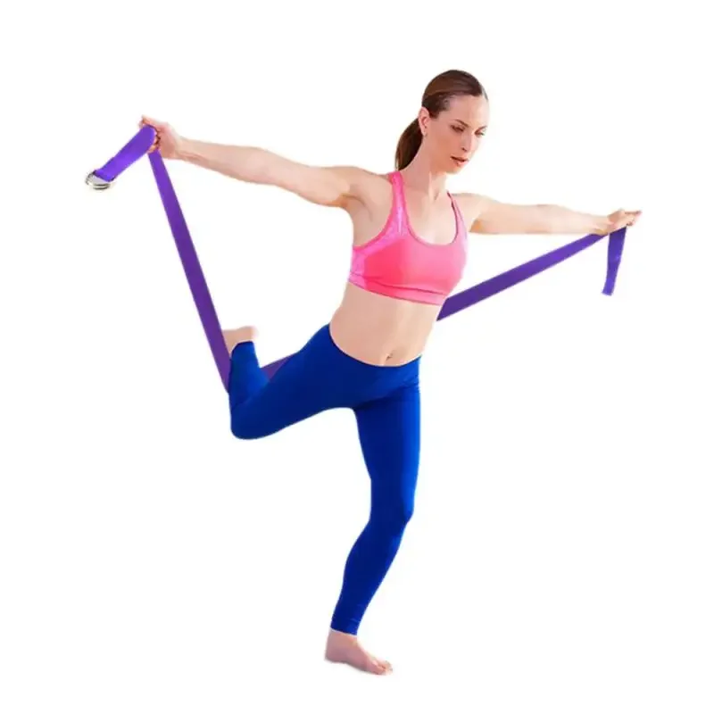 Yoga Elastic Resistance Bands Fitness Equipment Legs Slimming Tension Band