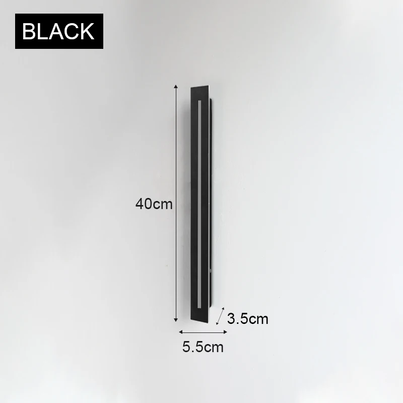LED Outdoor Wall Lamps Long Porch Lights Waterproof IP65 Outdoor Garden Lighting Decoration Villa Balcony Door Wall Lamps LED