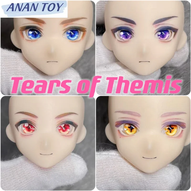 GSC Ob22 Ob24 Handmade Face Tears of Themis Anime Game Open Eyes Marius Vyn Artemis Luke Faceplate Doll Accessories tears of themis luke pearce artem wing marius von hagen 12cm soft stuffed plush toys pendant keychain a5614 birthday gift