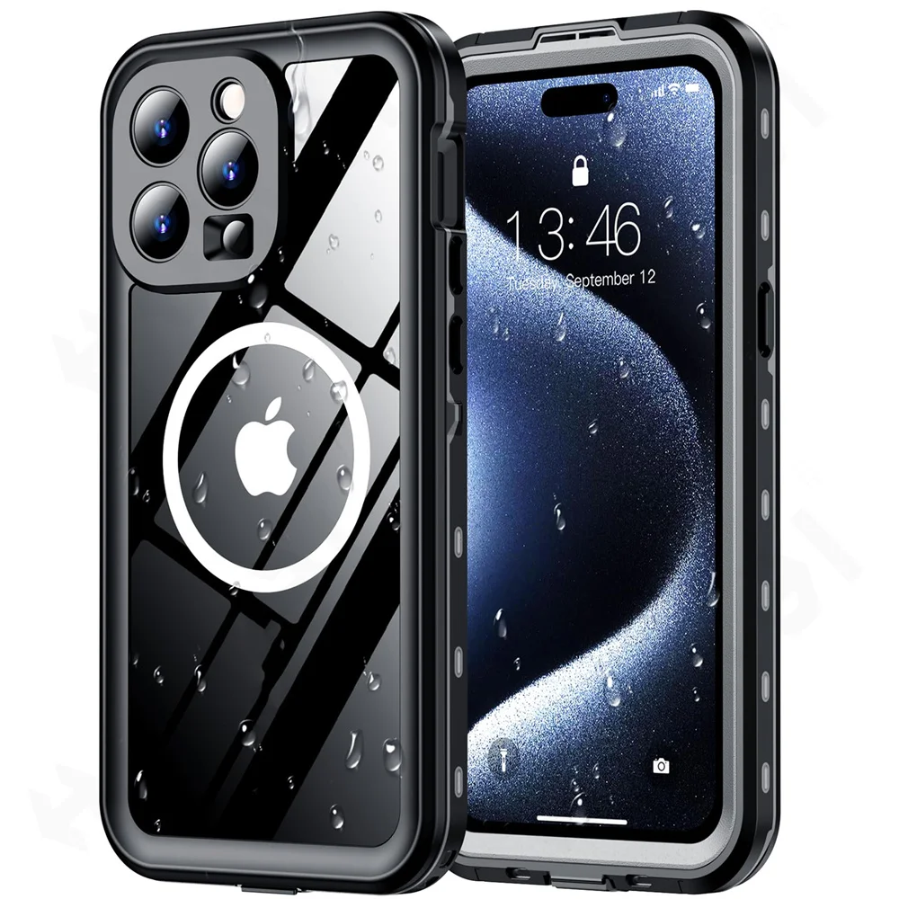 Custodia impermeabile Redpepper IP68 per iphone 15 14 13 12 11