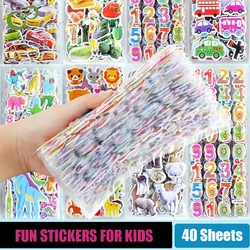 Colorful 3D Puffy Stickers Variety Pack (For Girl)