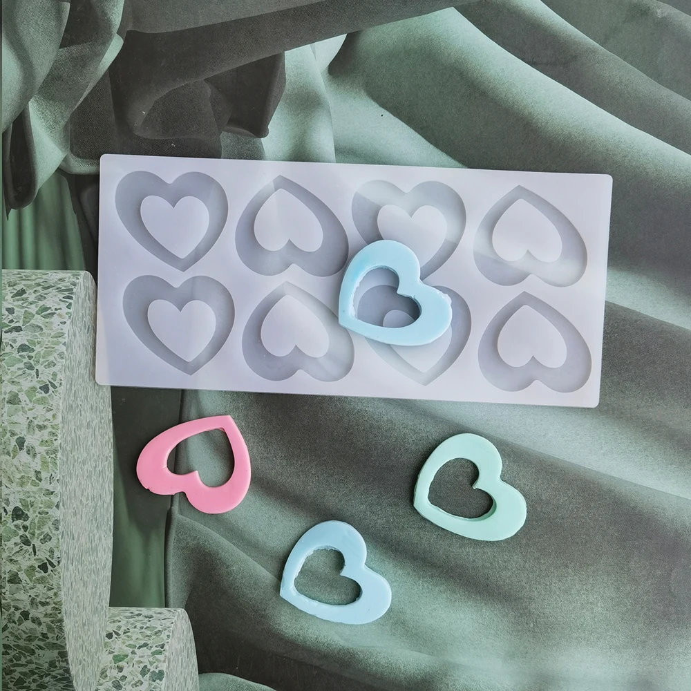 

Romantic Heart Rose Silicone Chocolate Mould Cake Decorating Tools Cupcake Cookies Silicone Mold Muffin Pan Baking Gift