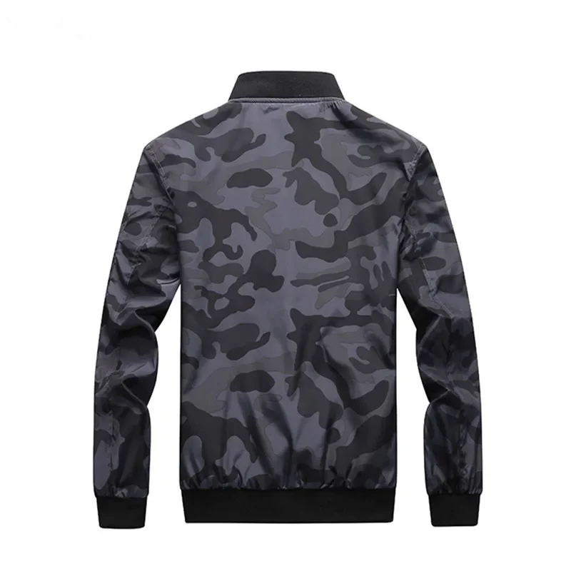 Spring Autumn Men camouflage Jackets Coats Mens Casual Military Jackets Men Outdoor Windproof Army Jackets Coats Male 7XL