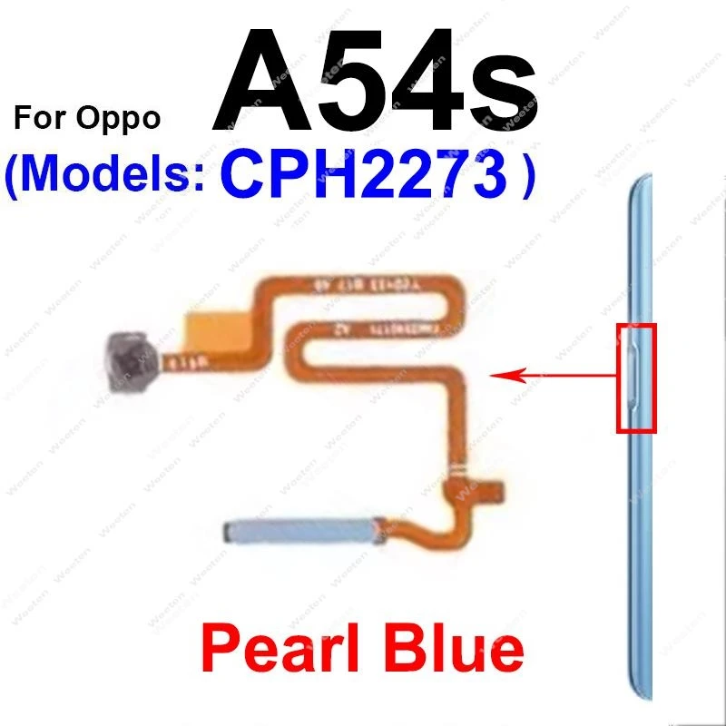 Fingerprint Sensor Flex Cable for Power Button Touch Sensing