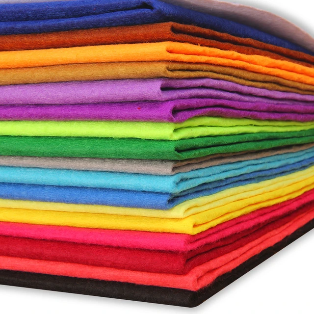 Soft Felt Fabric Non-woven Felt Fabric Sheet Patchwork DIY Sewing