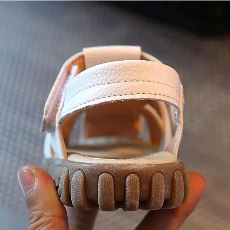 Toddler Boy Sandals Kids Summer Beach Shoes Soft PU Leather Closed Toe Sandals Size 21-30 baby shoes kids shoes children sandals kids sandals beach shoes