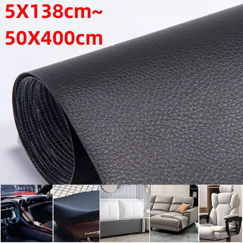 Leather Repair Sticker Self-Adhesive DIY Self Adhesive PU Leather Repair Patches Fix Sticker for Car Seat Sofa Table Chair Bag Shoes Bed Home