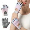 1Pair Workout Gloves Men Women Gym Lifting Fitness Climbing Exercises Work Out Wrist Belt Shock Absorb Foam Pad Palm Crossfit 1