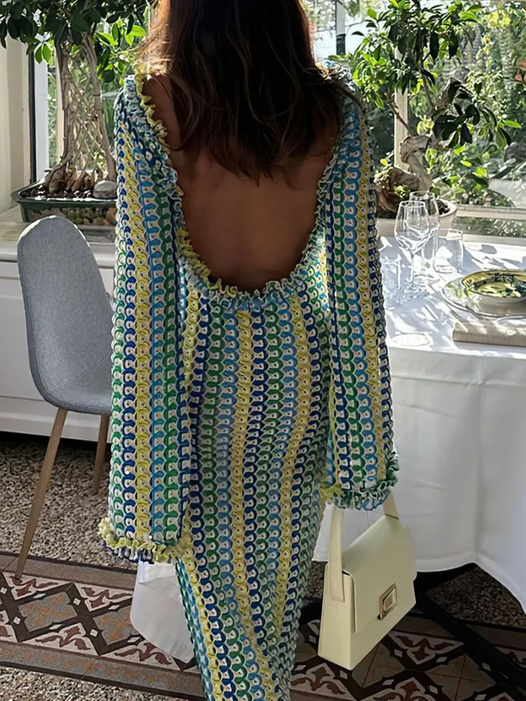 Backless fashion dress